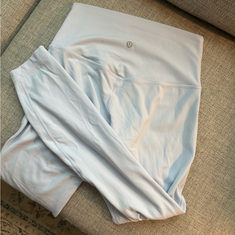 Lululemon Size 6 Pastel Blue Align 25” leggings